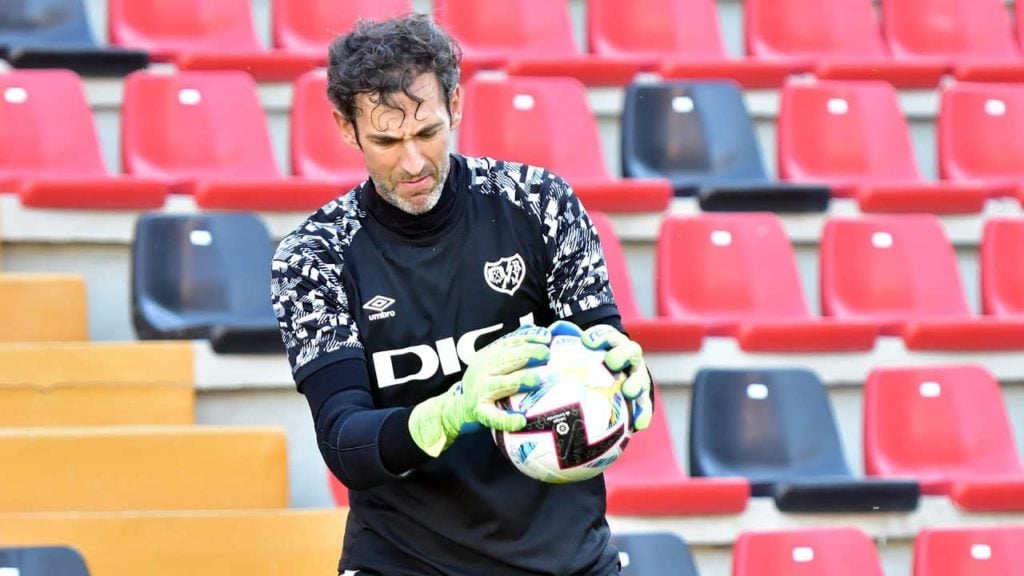 Diego López, portero del Rayo Vallecano