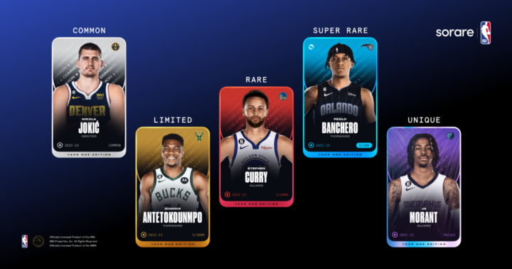 sorare cartas NBA