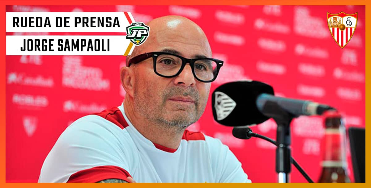 Jorge Sampaoli: Rueda de Prensa, entrenador del Sevilla FC