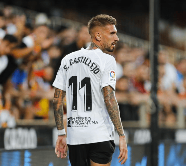 Samu Castillejo Valencia 2022