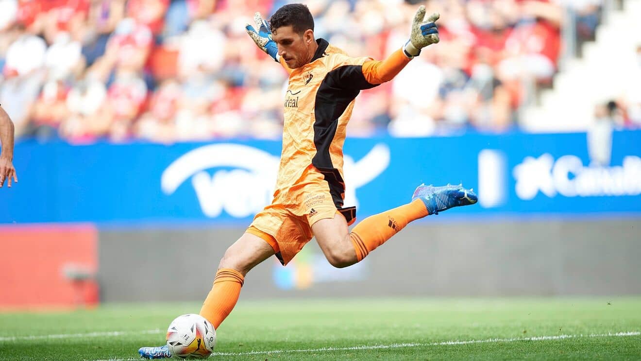 Portero titular del osasuna