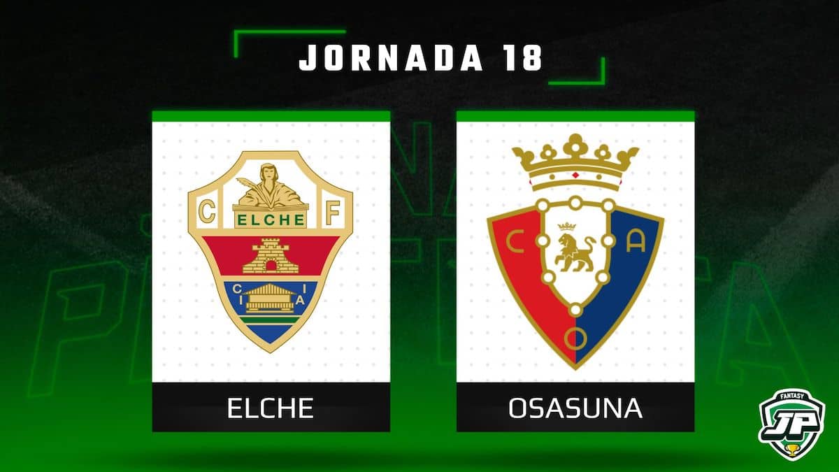 Alineaciones de elche c. f. contra osasuna