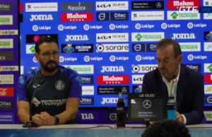 Bordalás rueda de prensa Getafe