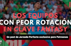 Equipos con peores rotaciones fantasy Biwenger