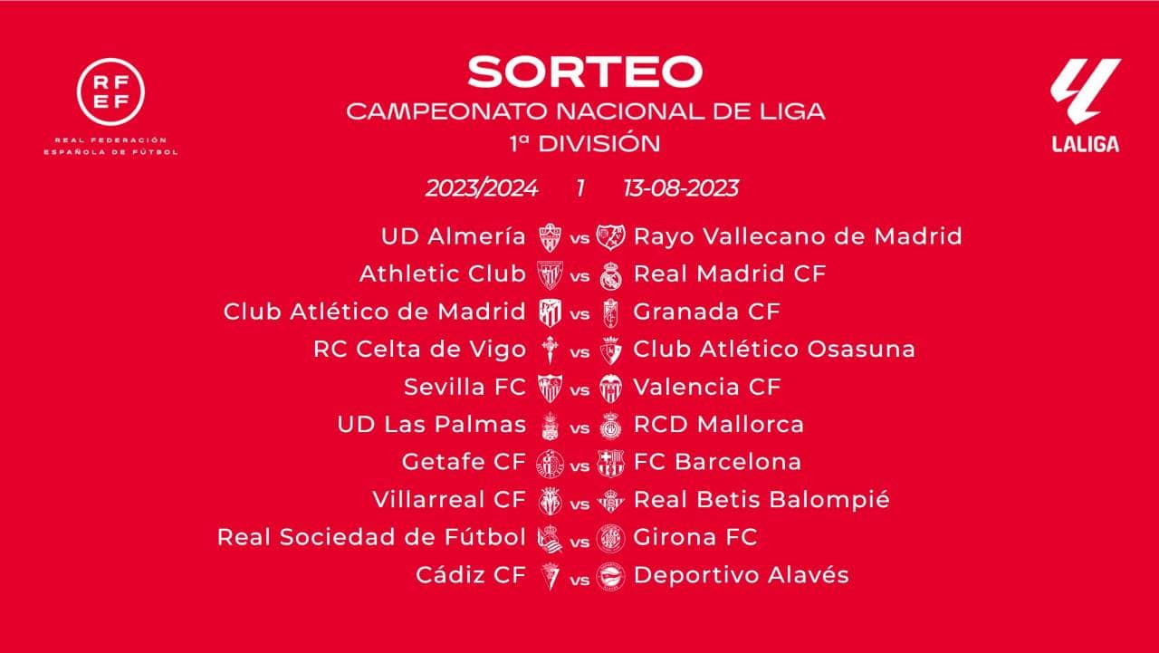 Jornada 1 LaLiga 2023/2024