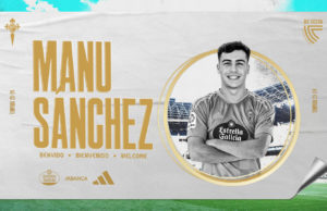 Manu Sánchez firma como nuevo jugador del RC Celta de Vigo
