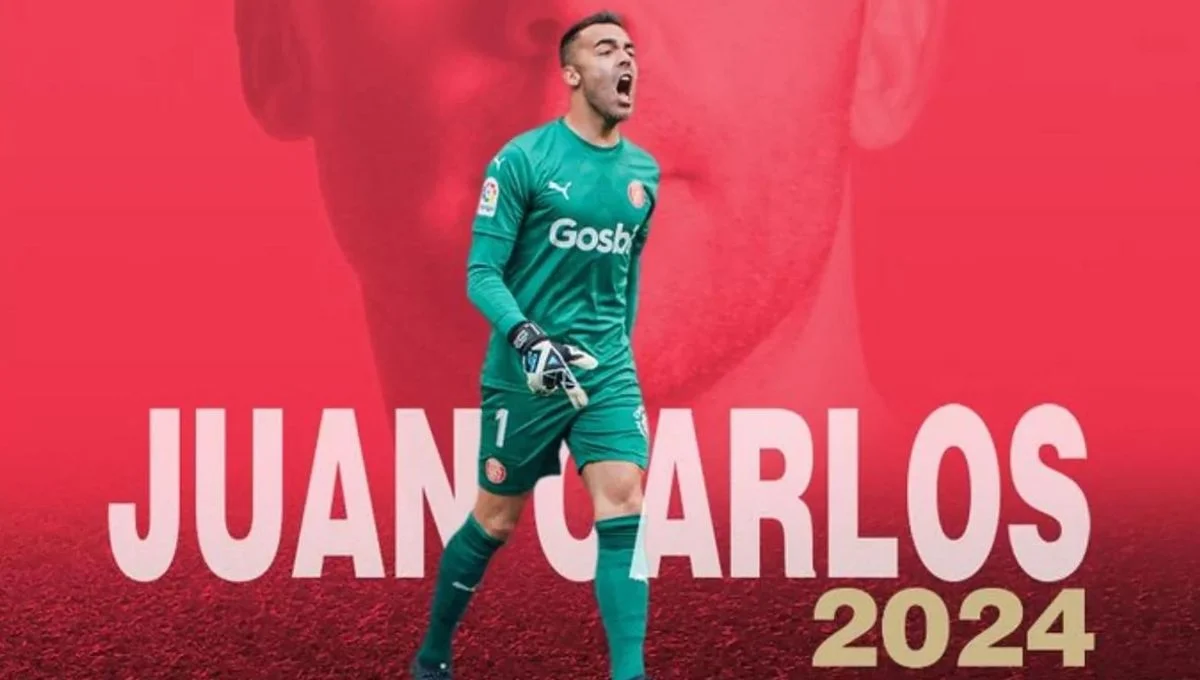 Juan Carlos, portero del Girona FC