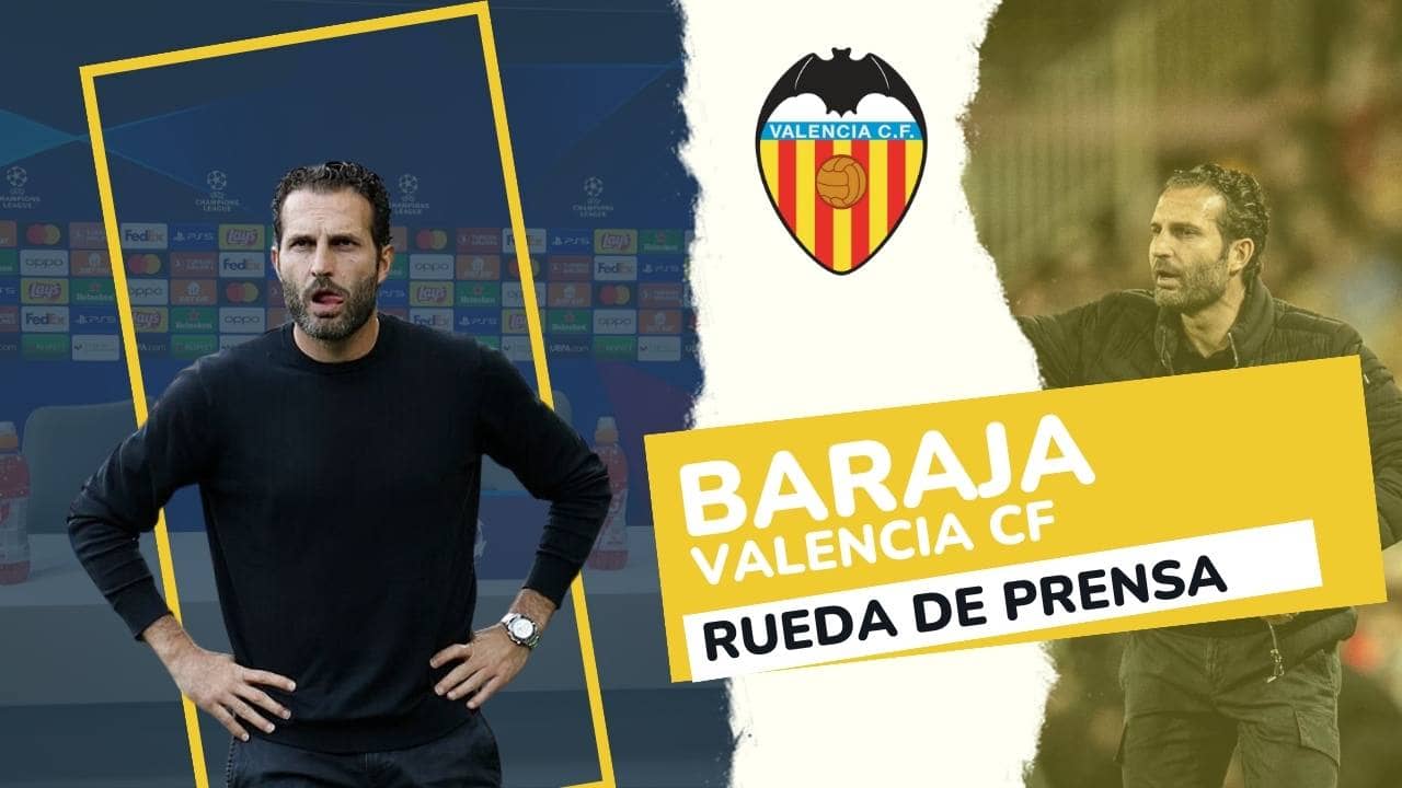 Rueda de Prensa Rubén Baraja (Valencia)