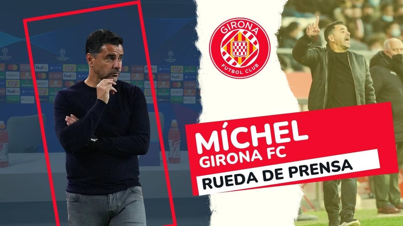 Rueda de Prensa Míchel (Girona)