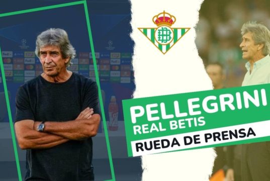 Rueda de Prensa Manuel Pellegrini (Real Betis)