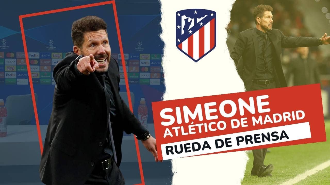 Rueda de Prensa Diego Pablo Simeone (Atlético de Madrid)