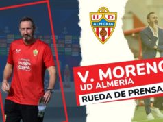 Rueda de Prensa Vicente Moreno (UD Almería)