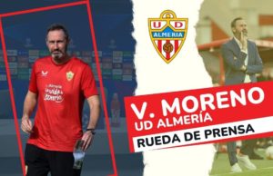 Rueda de Prensa Vicente Moreno (UD Almería)