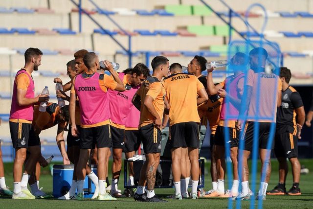 Alderete Getafe entrenamiento