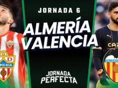 Alineaciones probables Almería - Valencia Jornada 6