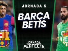 Alineaciones probables Barcelona - Betis Jornada 5