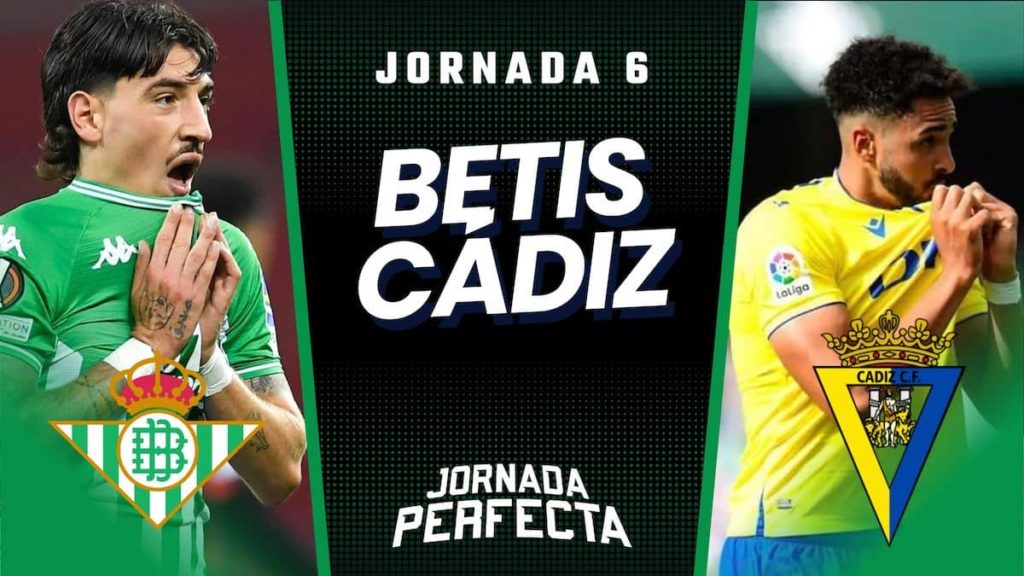 Alineaciones probables Betis - Cádiz Jornada 6