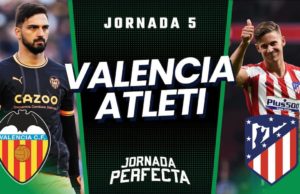 Alineaciones probables Valencia - Atlético Jornada 5