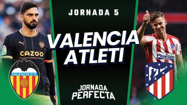 Alineaciones probables Valencia - Atlético Jornada 5