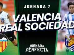 Alineaciones probables Valencia - Real Sociedad Jornada 7