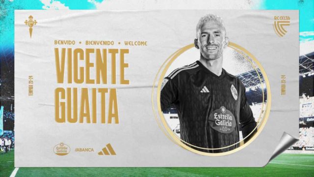 Guaita es nuevo portero del RC Celta de Vigo