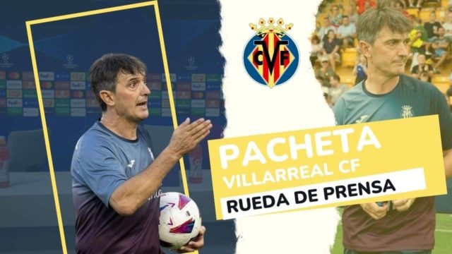 Rueda de Prensa Pacheta (Villarreal CF)