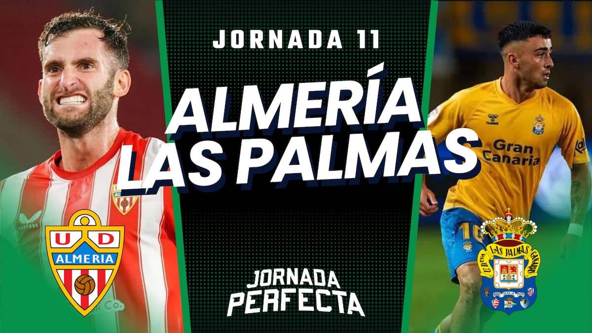 Posiciones de ud almeria contra u. d. las palmas