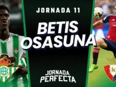 Alineaciones Probables Betis - Osasuna jornada 12