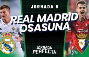 Alineaciones Probables Real Madrid - Osasuna jornada 9