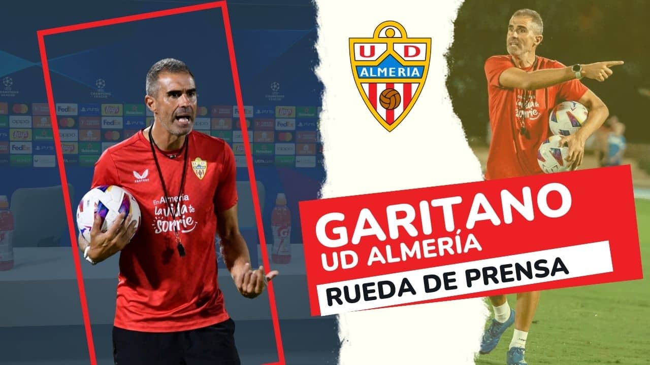 Rueda de Prensa Gaizka Garitano (Almería UD)