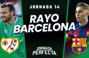 Alineaciones Probables Rayo - Barcelona jornada 14 LaLiga