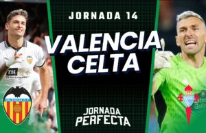 Alineaciones Probables Valencia - Celta jornada 14 LaLiga