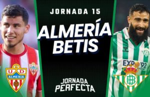 Alineaciones Probables Almería - Betis jornada 15 LaLiga