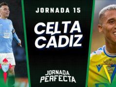 Alineaciones Probables Celta - Cádiz jornada 15 LaLiga