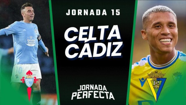 Alineaciones Probables Celta - Cádiz jornada 15 LaLiga