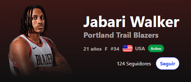 Jabari Walker NBA