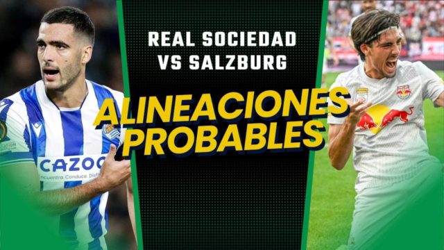 Real Sociedad alineación probable Champions