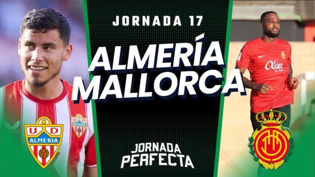 Alineaciones Probables Almería - Mallorca jornada 17 LaLiga