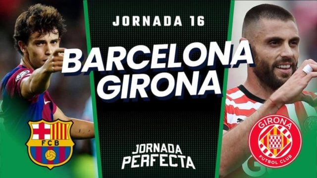 Alineaciones Probables Barcelona - Girona jornada 16 LaLiga