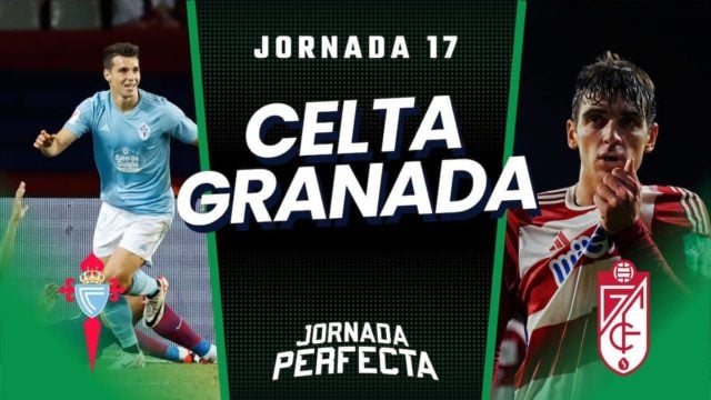 Alineaciones Probables Celta - Granada jornada 17 LaLiga