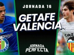 Alineaciones Probables Getafe - Valencia jornada 16 LaLiga