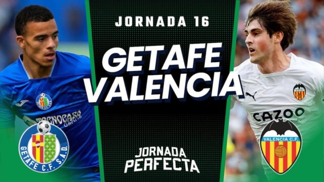 Alineaciones Probables Getafe - Valencia jornada 16 LaLiga