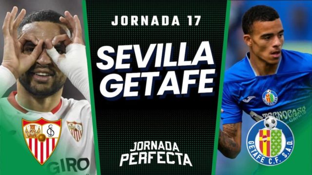 Alineaciones Probables Sevilla - Getafe jornada 17 LaLiga