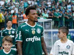 Jailson, en un partido con el Palmeiras en Brasil