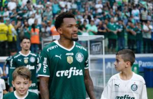 Jailson, en un partido con el Palmeiras en Brasil