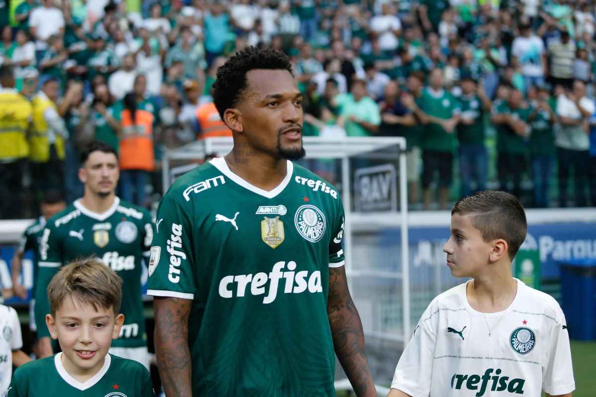 Jailson, en un partido con el Palmeiras en Brasil