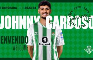 Johnny Cardoso es nuevo jugador del Real Betis
