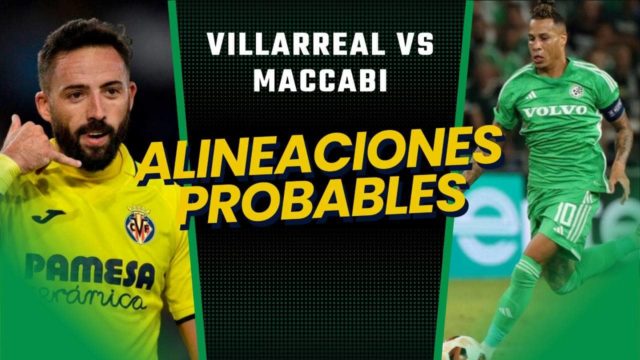Villarreal alineación probable Europa League