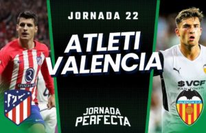 Alineaciones Probables Atleti - Valencia jornada 22 LaLiga