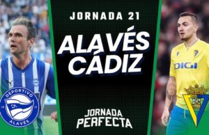 Alineaciones Probables Alavés - Cádiz jornada 21 LaLiga